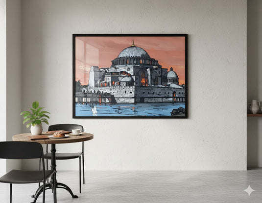 Mystic Dome at Orange Dusk