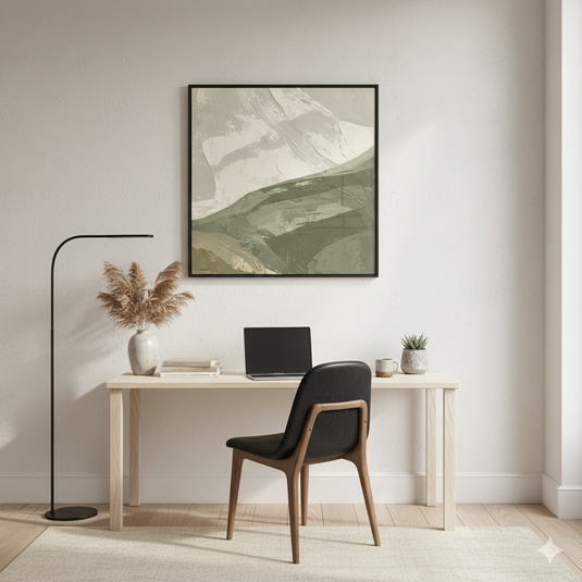 Abstract Earth Tones Landscape