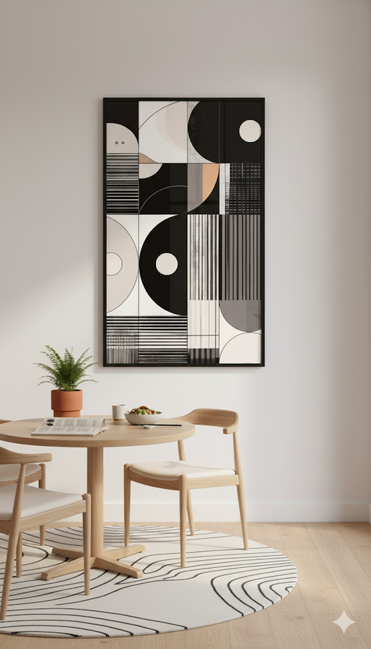 Abstract Rhythms in Monochrome