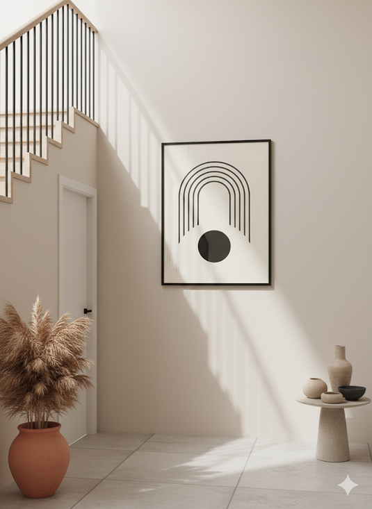 Minimal Arches: Serene Geometric Harmony