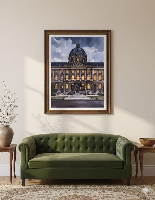 Imperial Evening: Grand Museum Glow