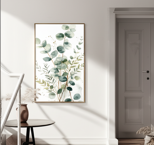 Ethereal Eucalyptus Watercolor Art