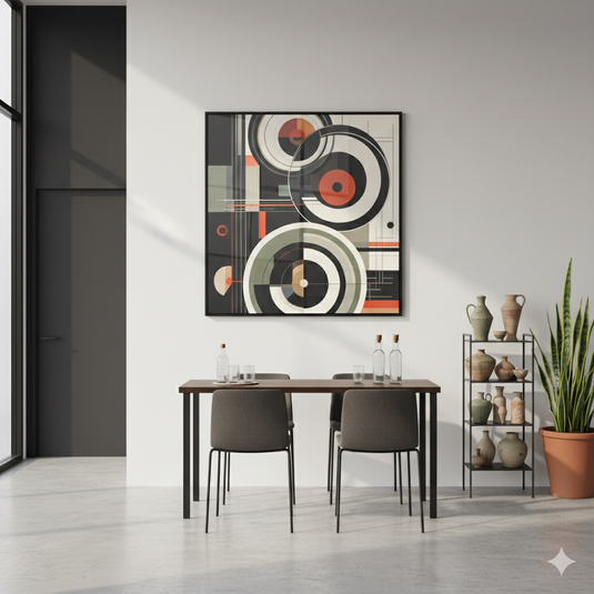 Abstract Circles in Modern Harmony