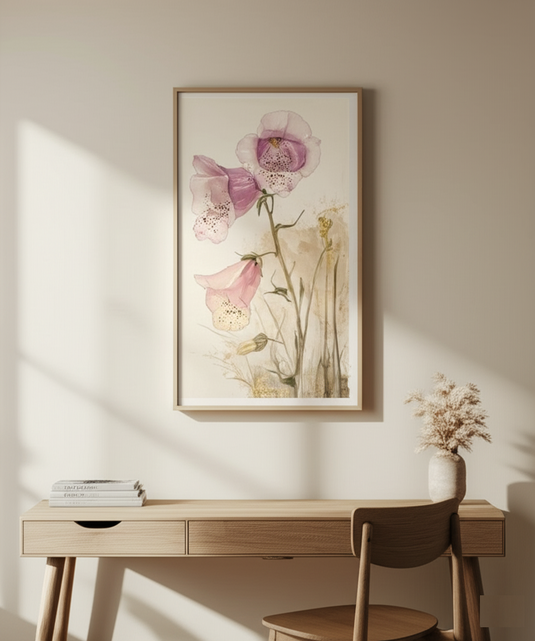 Foxglove Dreams Watercolor Bloom
