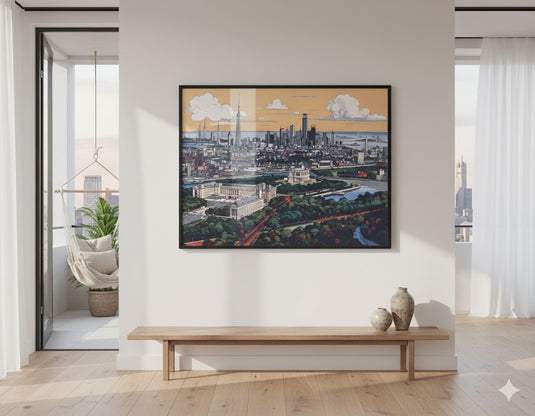 Tokyo Skyline: Vintage Serenity