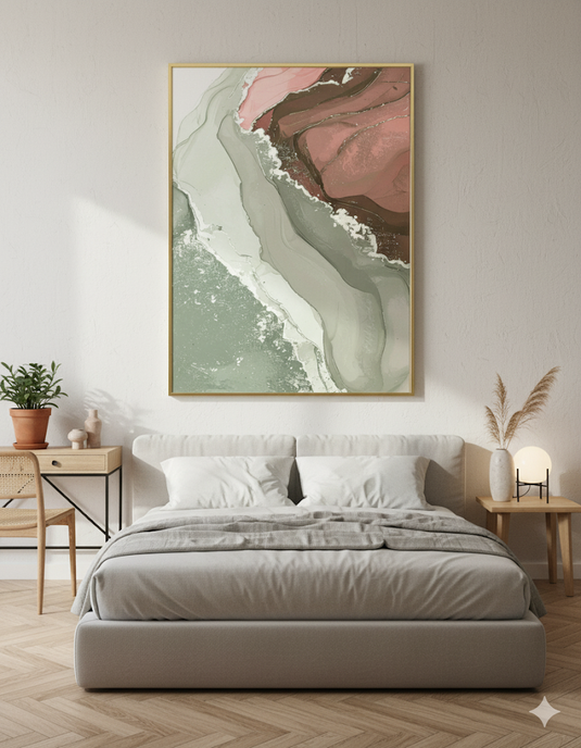 Rose Gold & Sage Serenity