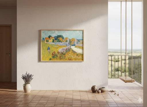 Van Gogh- Farmhouse In Provence, 1888