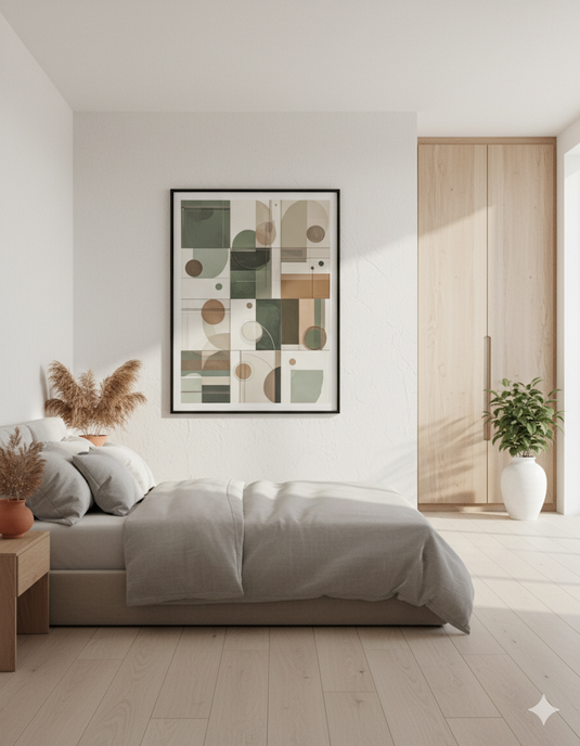 Geometric Harmony in Earth Tones