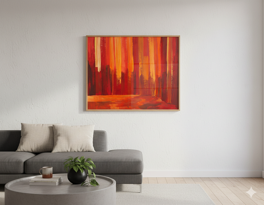 Warm Abstract Urban Glow