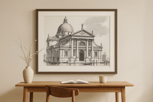 Venetian Grandeur: Architectural Sketch