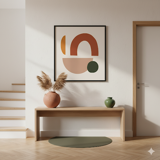 Abstract Earth Tones Harmony