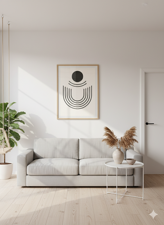 Minimalist Arch & Dot Harmony