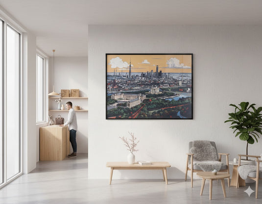 Tokyo Skyline: Vintage Serenity