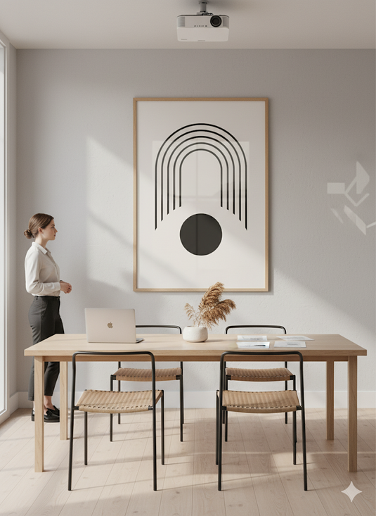 Minimal Arches: Serene Geometric Harmony