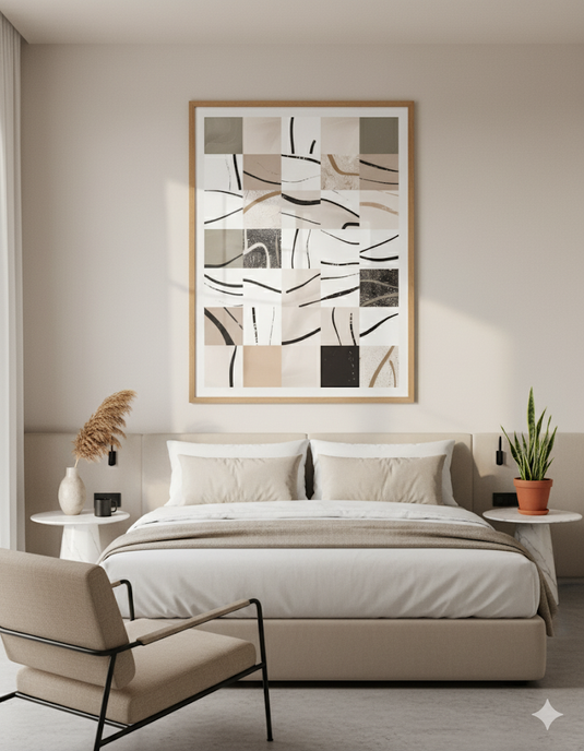 Minimalist Curves: Earthy Tones