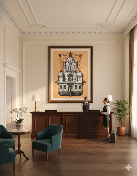 Steampunk Skyscraper Ship