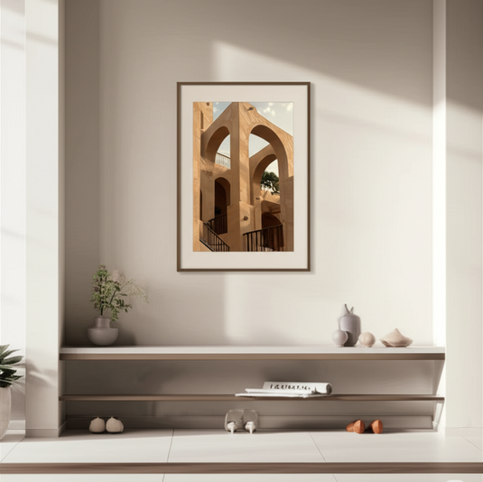 Desert Arches: Minimalist Serenity