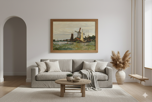 Monet- Un Moulin A Zandaam, 1871