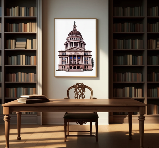 Majestic Capitol Dome Art Print