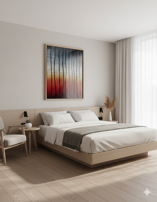 Sunset Rhythm Abstract