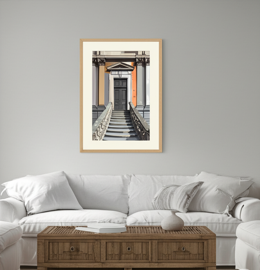 Timeless Entrance: Grand Stairway Elegance