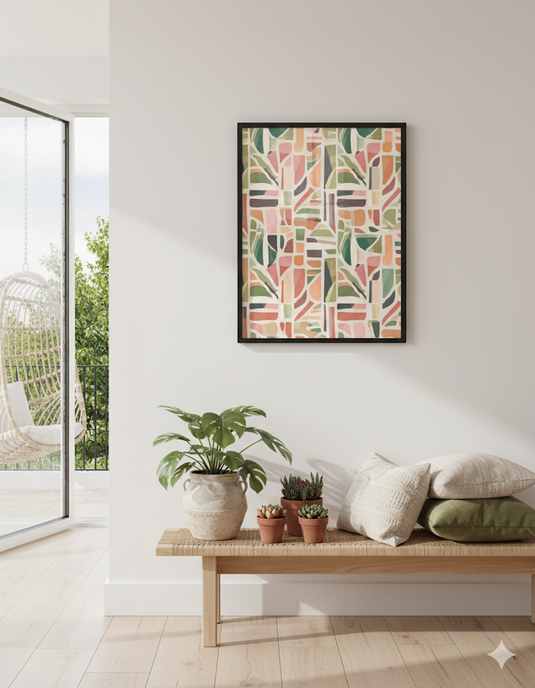 Earthen Rhythms Abstract Wall Art