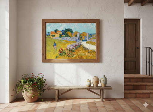 Van Gogh- Farmhouse In Provence, 1888