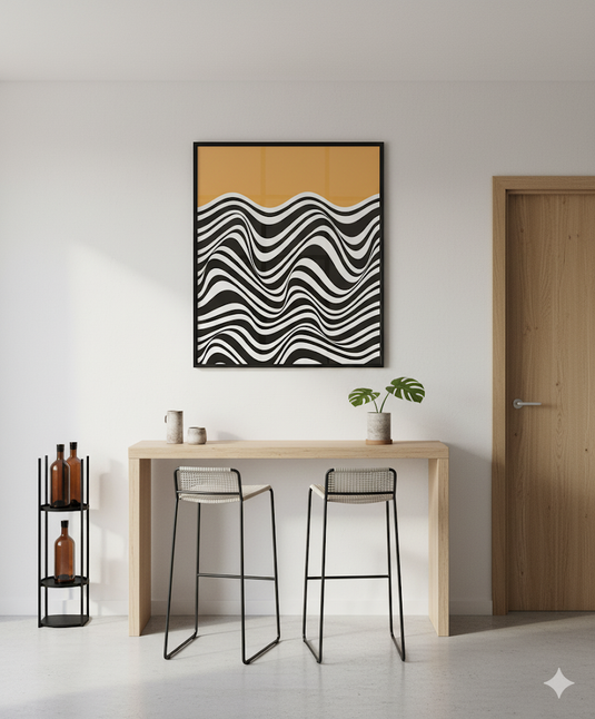 Golden Horizon Waves