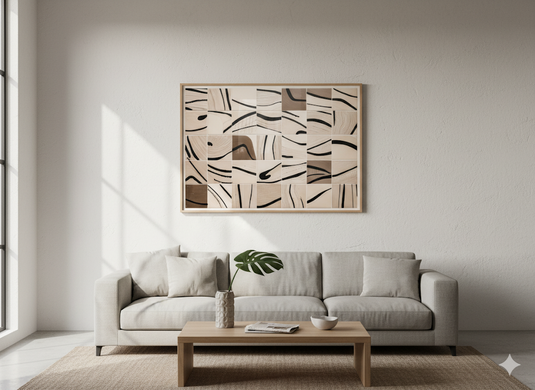 Urban Flow Abstract Tiles