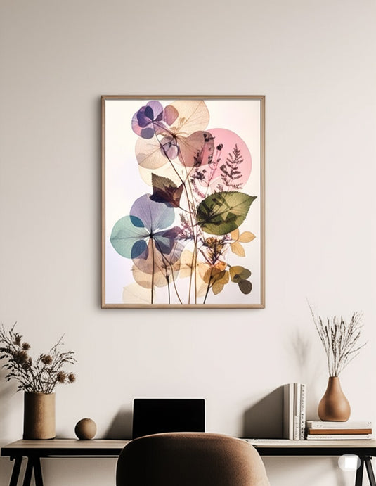 Translucent Blooms: Ethereal Botanical Layers