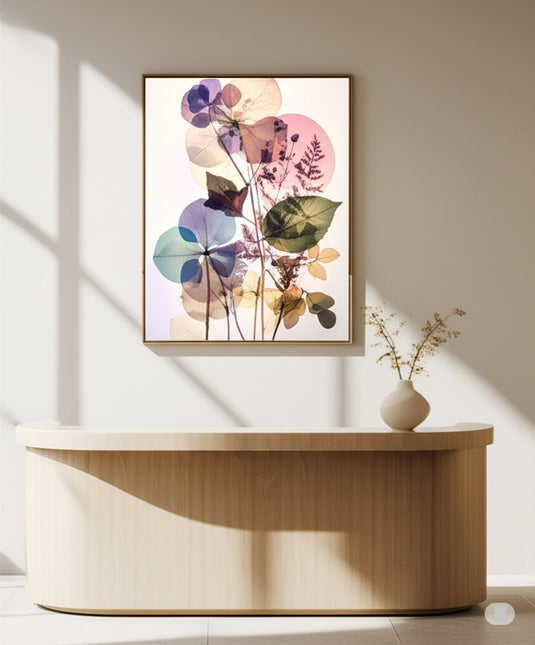 Translucent Blooms: Ethereal Botanical Layers