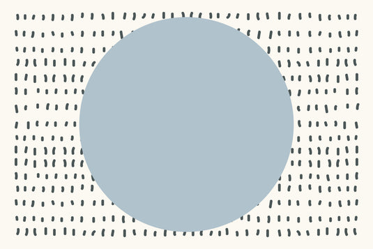 Serene Blue Dot Abstract