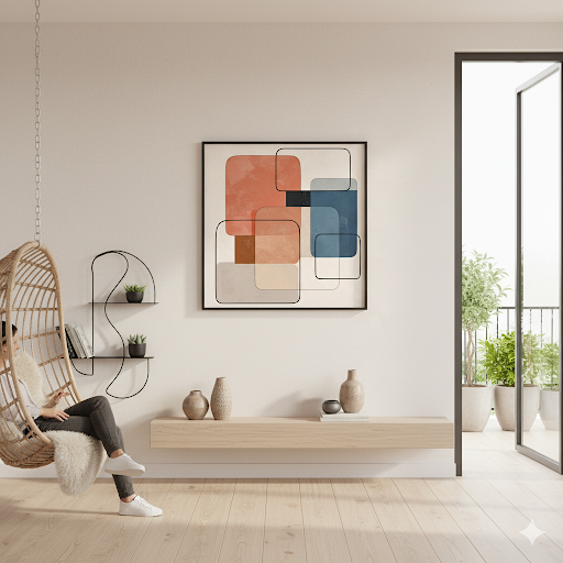 Abstract Serenity: Modern Geometric Forms