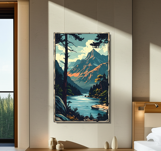 Mountain Serenity: Lakeside Escape