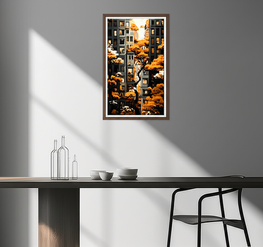 City Autumn's Golden Glow