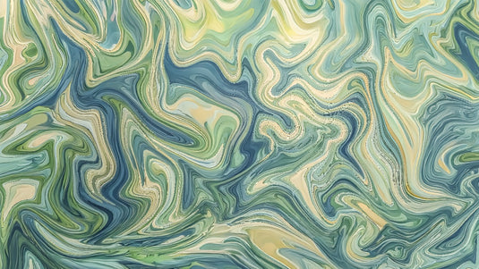 Tranquil Marble Swirls