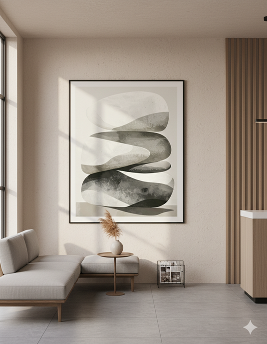 Stacked Serenity: Minimalist Stone Balance