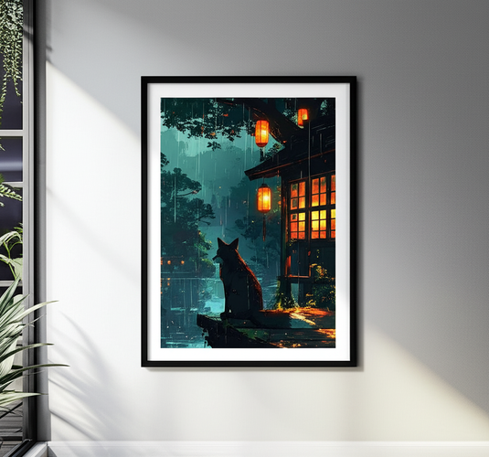 Rainy Night Fox Serenity