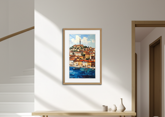 Adriatic Charm: Coastal Townscape