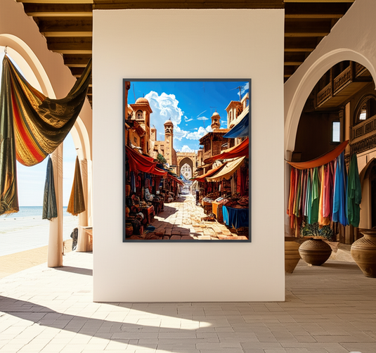 Sunlit Market of the East