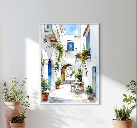 Grecian Alleyway Serenity