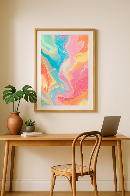 Vibrant Marble Dream