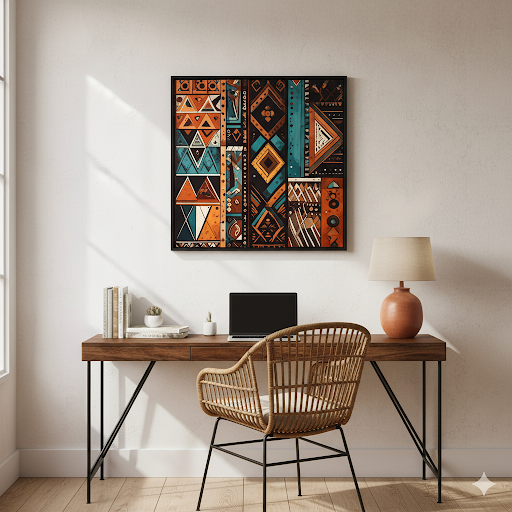 Tribal Harmony Geometric Wall Art