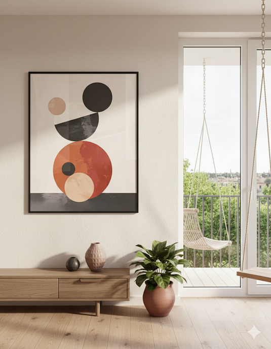 Harmonious Abstract Circles