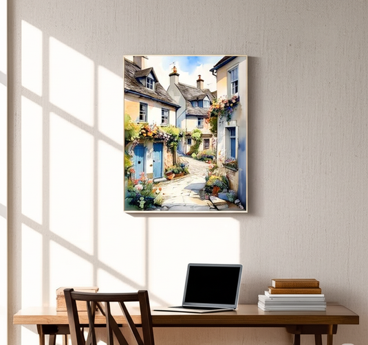 Quaint European Lane Blossom