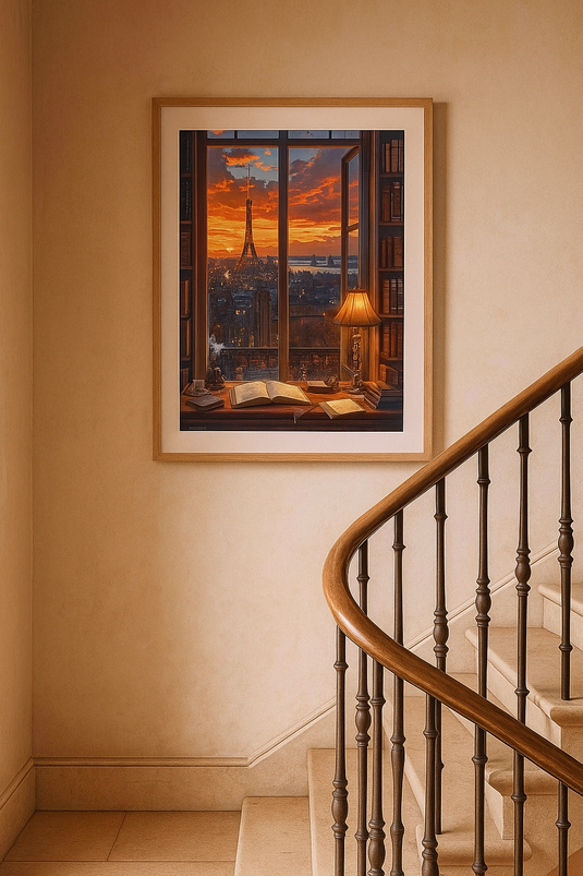 Parisian Sunset Study