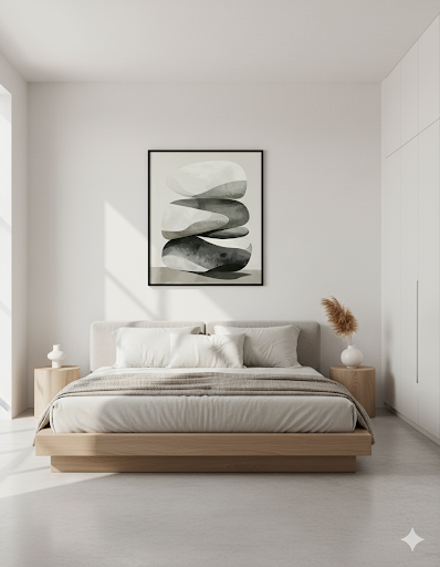 Stacked Serenity: Minimalist Stone Balance