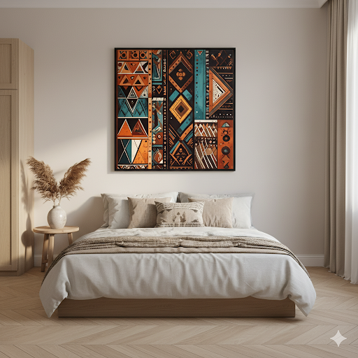 Tribal Harmony Geometric Wall Art