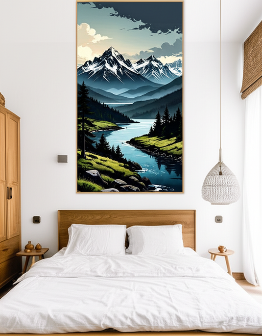 Majestic Peaks, Serene Waters