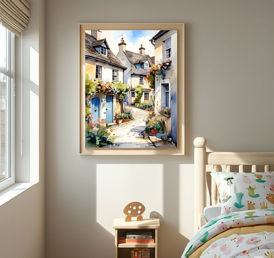 Quaint European Lane Blossom